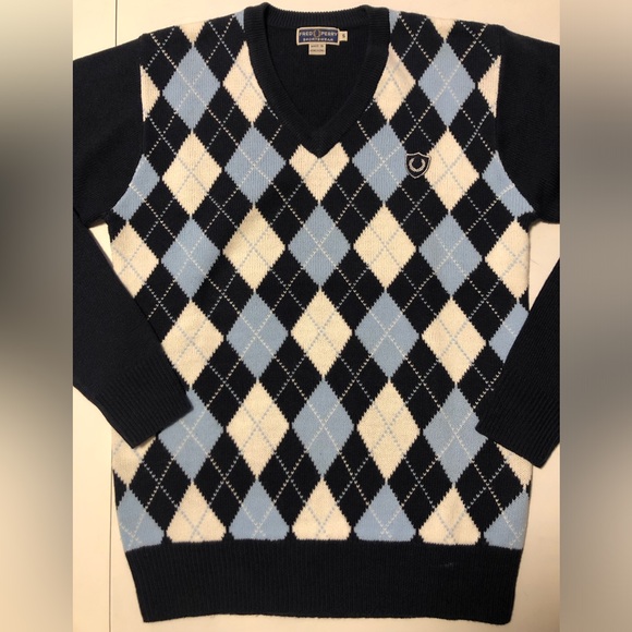 Fred Perry vintage argyle sweater - Picture 2 of 8